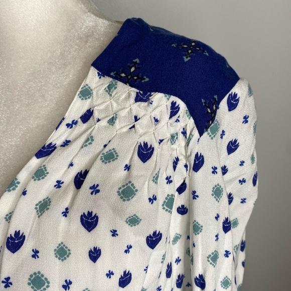 Free People Where We Roam Wrap Blouse bohemian - Picture 7 of 10